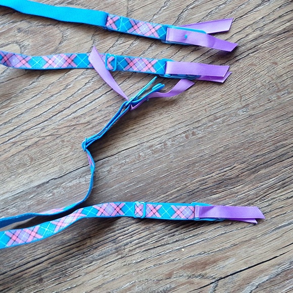 Victorias Secret Sexy Little Thing Blue Plaid Lingerie Corset Top Size 34B - Picture 3 of 8